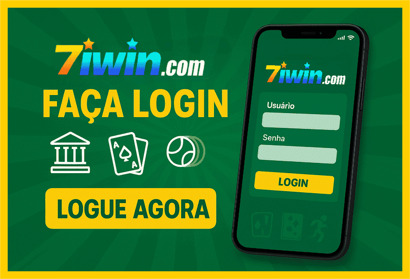 Imagem destacando login seguro na 7WIN para novos usuários